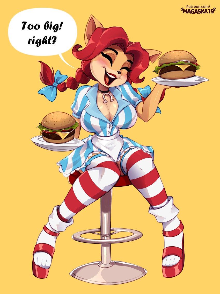 alyssa bandicoot and wendy thomas (crash bandicoot (series) and etc) created by magaska19