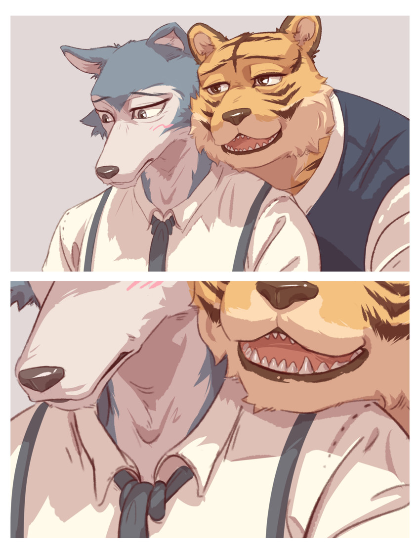 bill and legoshi (beastars) created by sadness hao