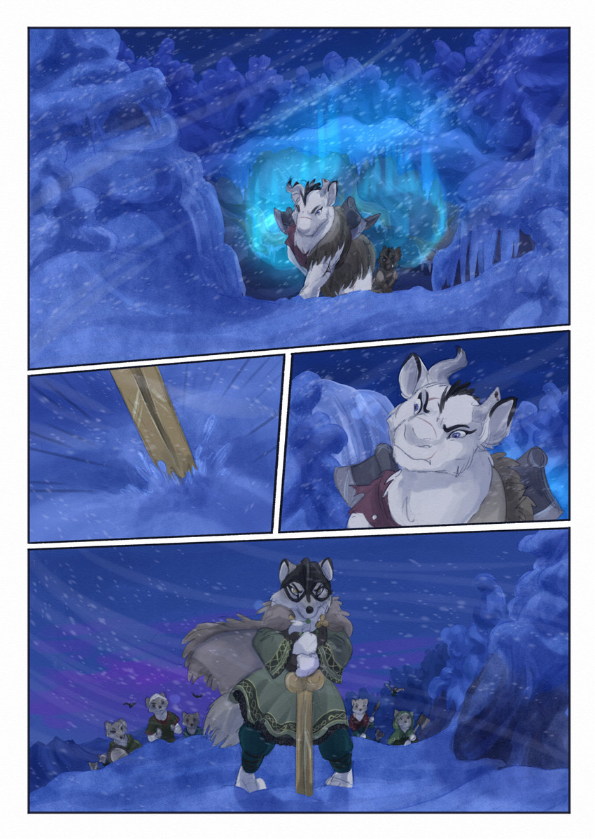 herja, the weapon thief, and ulf created by bjekkergauken