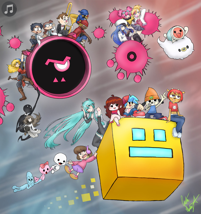 cadence, the boss, melodii, trombone champ, marshal, and etc (sony interactive entertainment and etc) created by chris-thekid