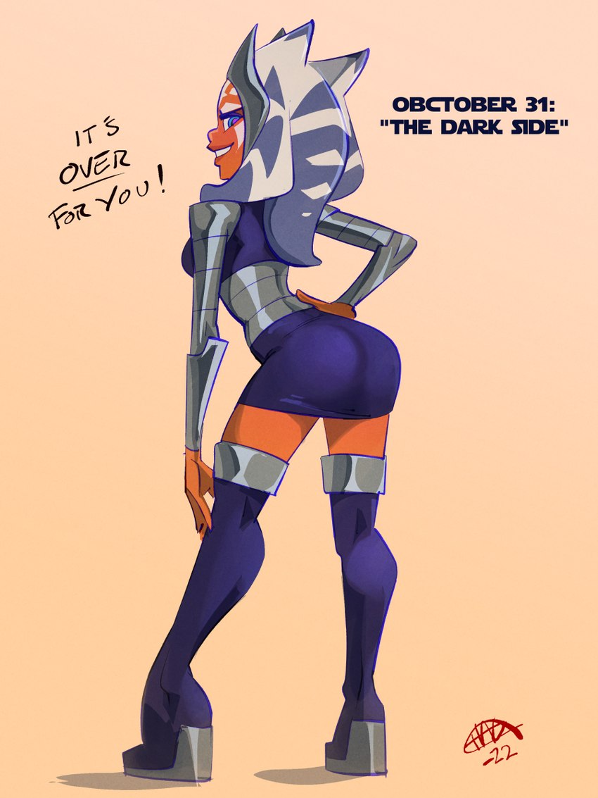 ahsoka tano and princess komand'r (teen titans (television series) and etc) created by rockbottomfeeder