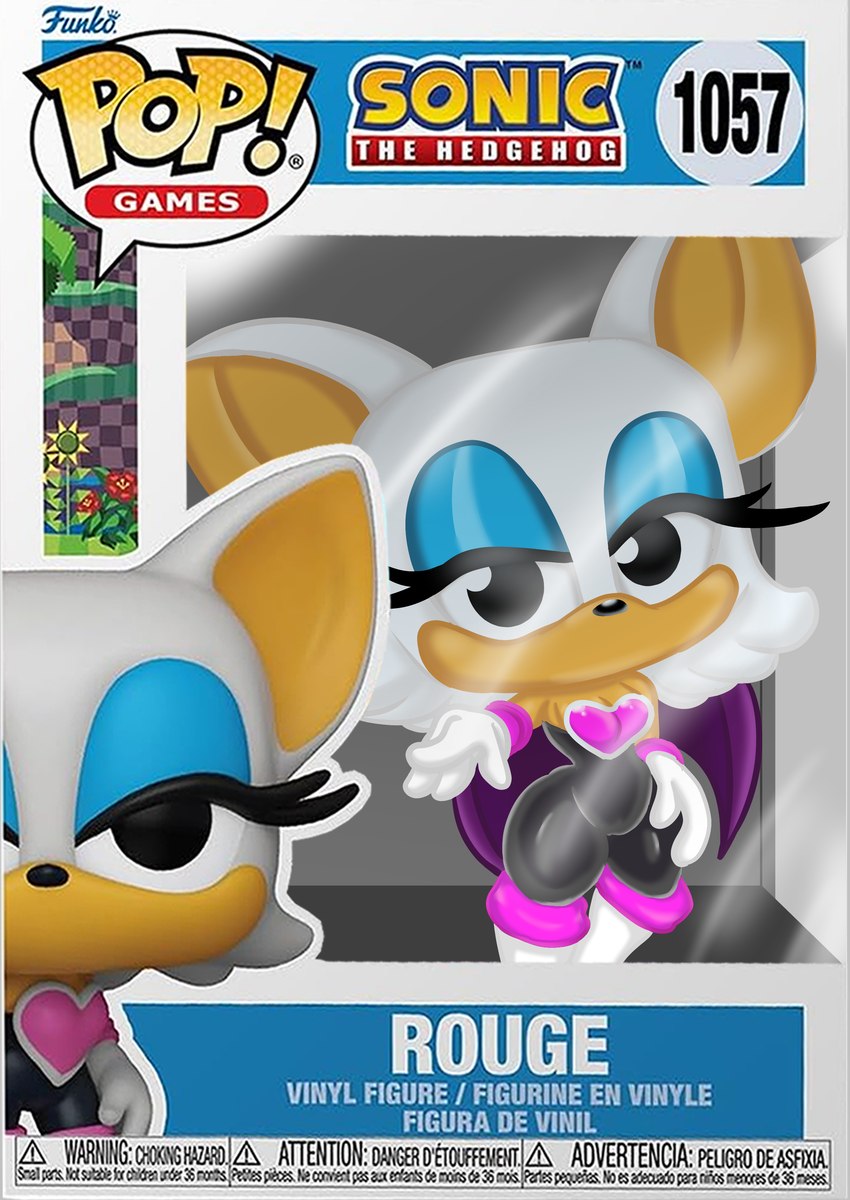 rouge the bat (sonic the hedgehog (series) and etc) created by rougethedaisy