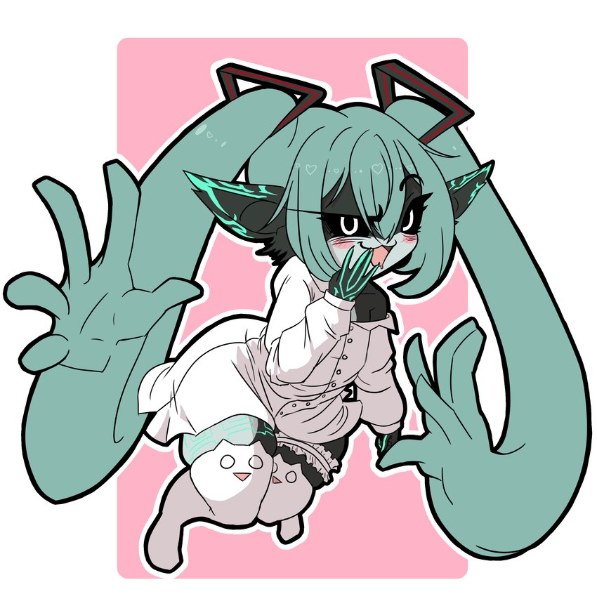 hatsune miku and midna (nunununununununununununununununu and etc) created by umbrant