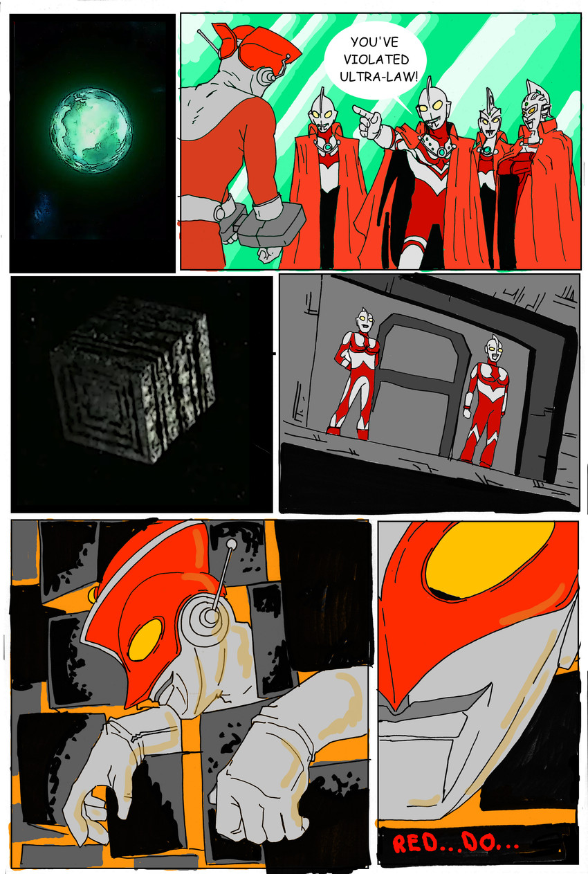 redman, ultraman, ultraman ace, ultraman zoffy, and ultraseven (ultraman (series)) created by jasonheichel