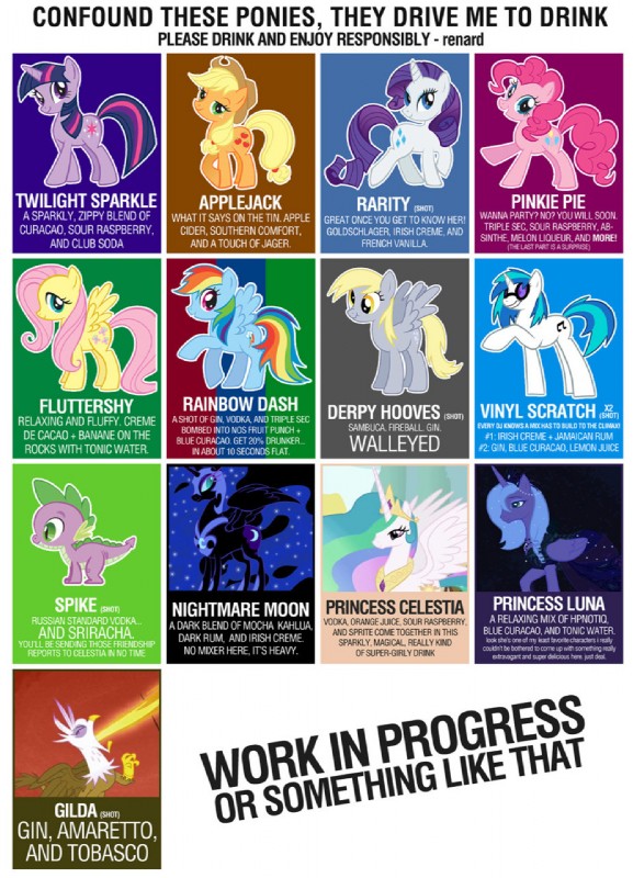 princess celestia, twilight sparkle, nightmare moon, princess luna, vinyl scratch, and etc (friendship is magic and etc)