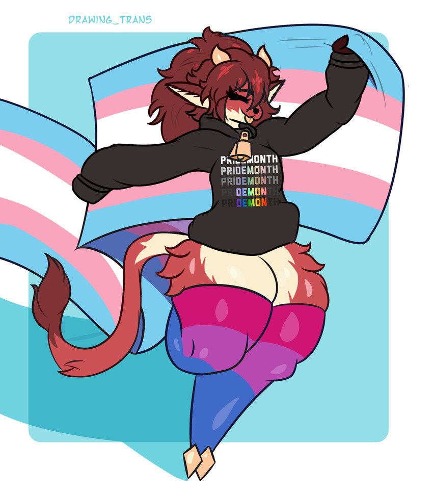 milkshake (lgbt pride month and etc) created by drawing trans