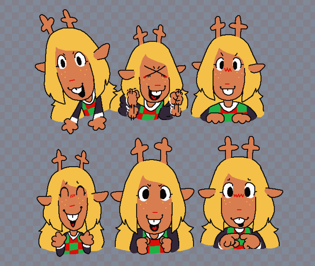 noelle holiday (undertale (series) and etc) created by asepriterico