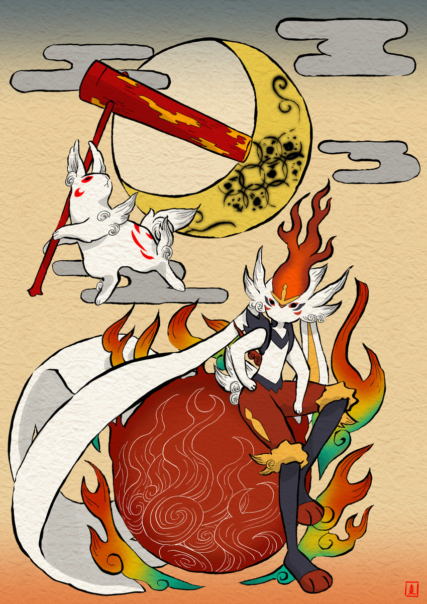 okami (capcom) and etc created by mugi cinderace