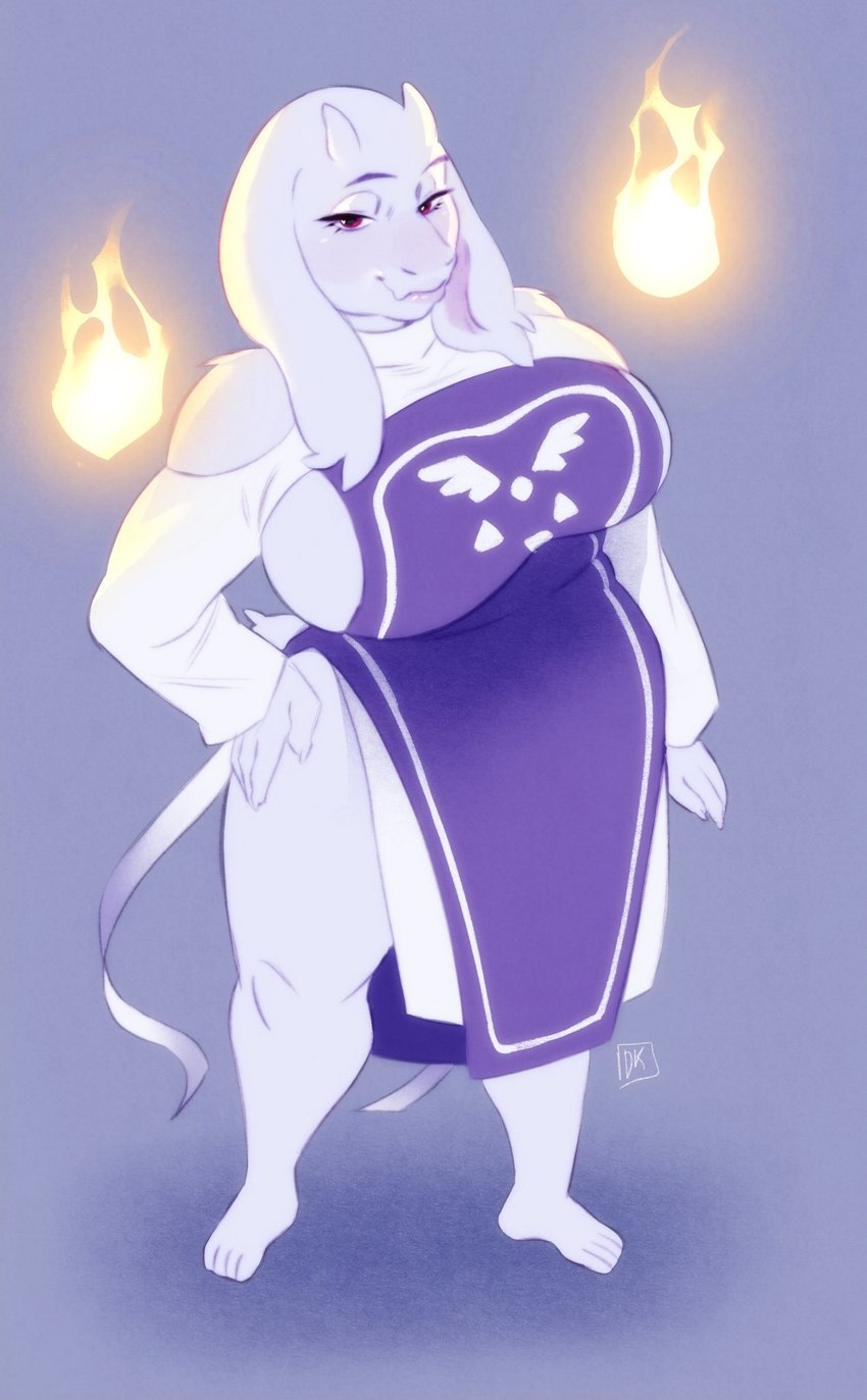 toriel (undertale (series) and etc) created by darkriallet