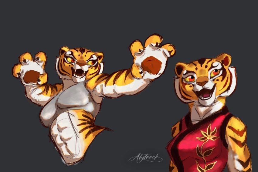 master tigress (kung fu panda and etc) created by alytarch