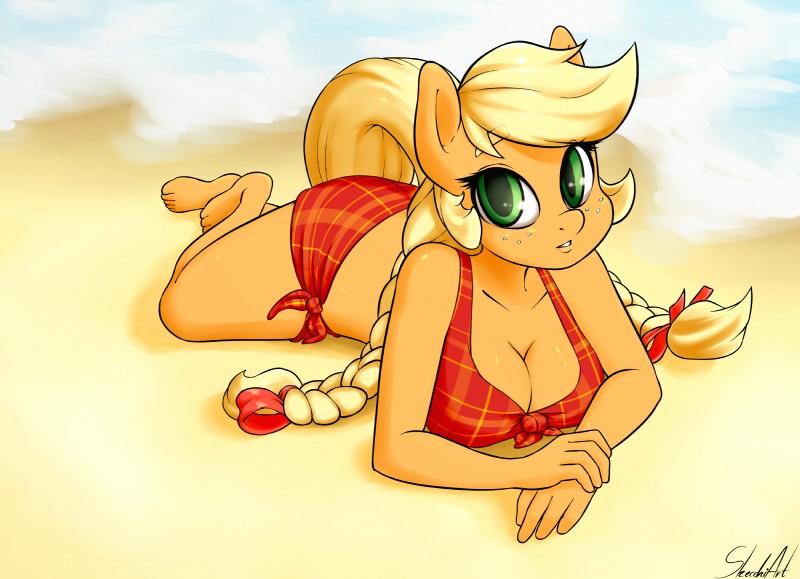 applejack (friendship is magic and etc) created by skecchiart