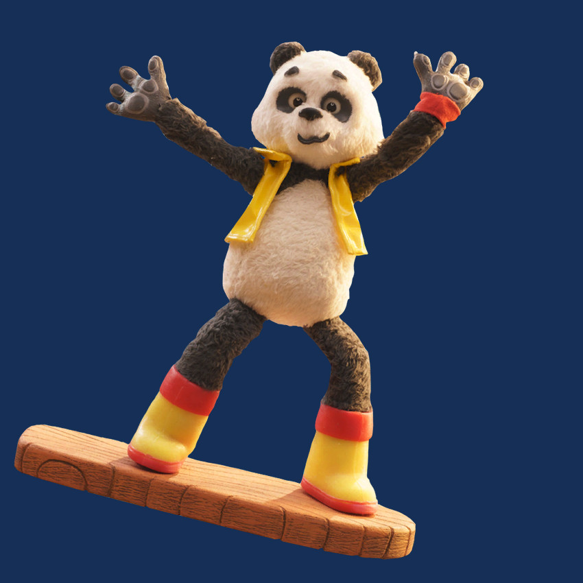 panda (electric light orchestra and etc) created by inspira stop motion