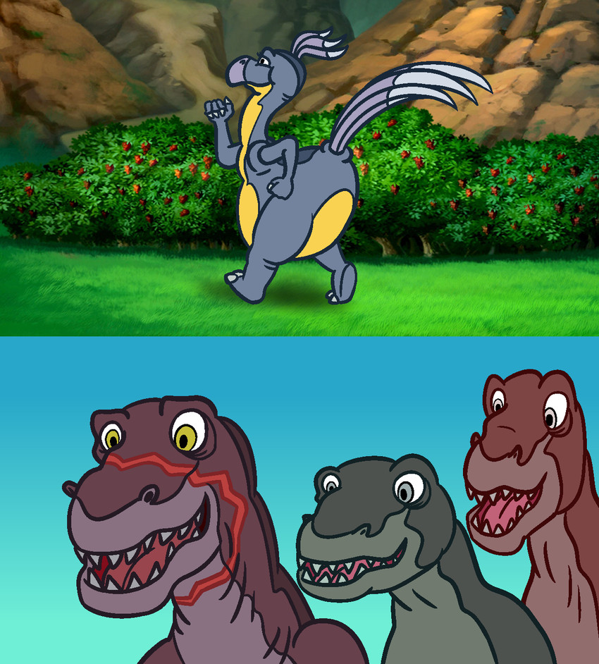 loofah and sharptooth (i put the new forgis on the jeep and etc) created by anonymous artist