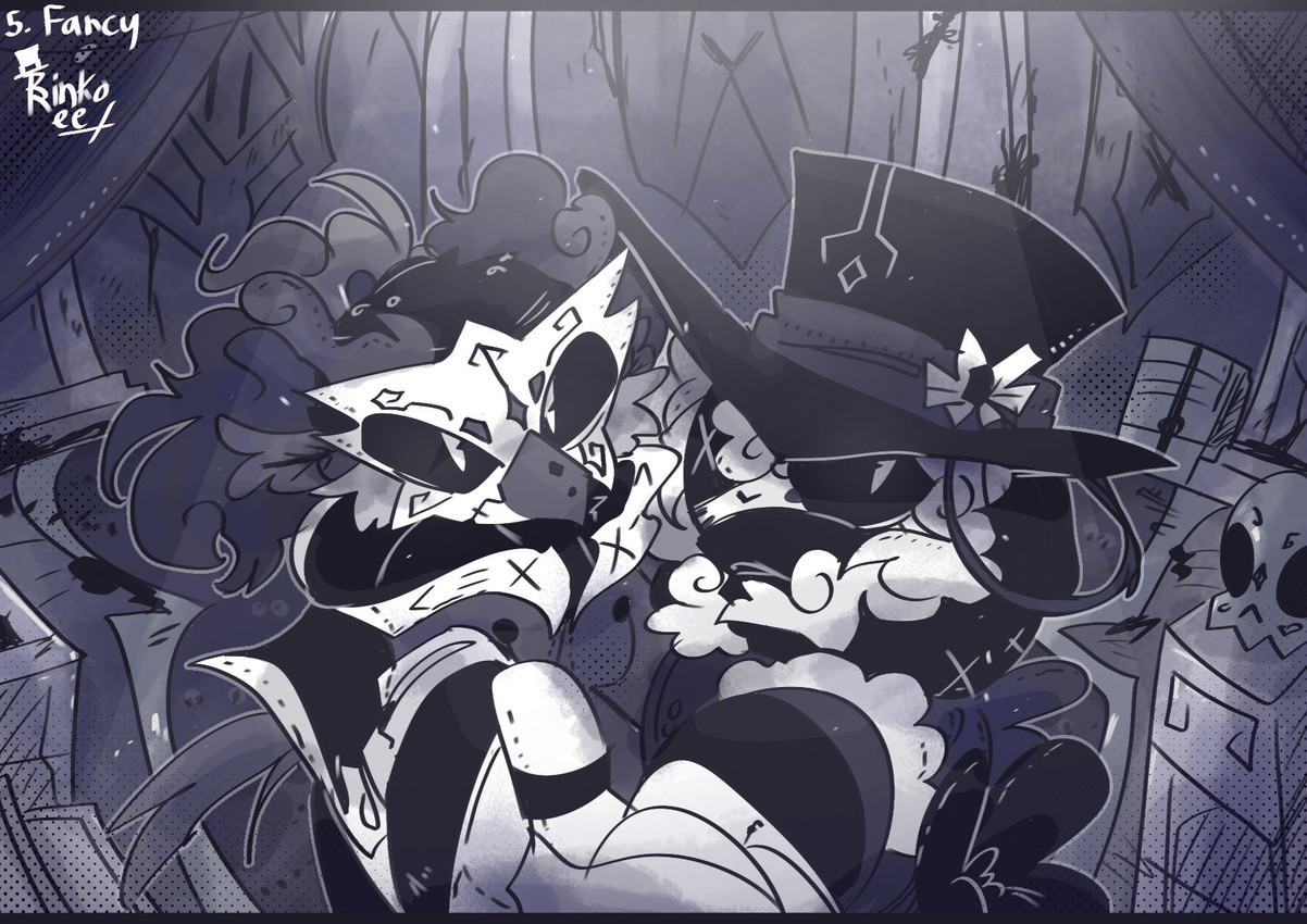 kickinchicken and poe (nightmare critters and etc) created by rinkoree