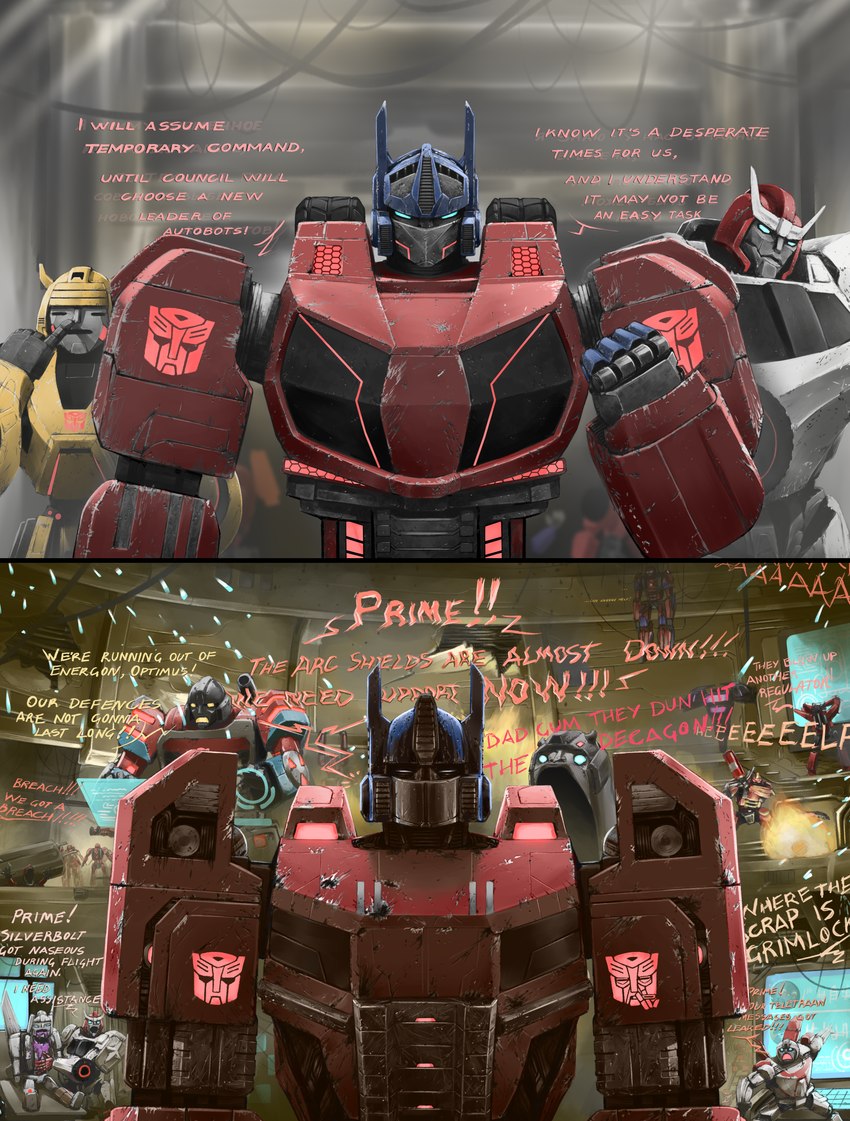 desmond, silverbolt, bumblebee, ratchet, background character, and etc (spongebob squarepants and etc) created by mikelocesterlanders