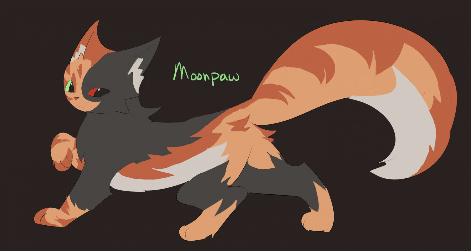 moonpaw (warriors (book series)) created by bloowolfy