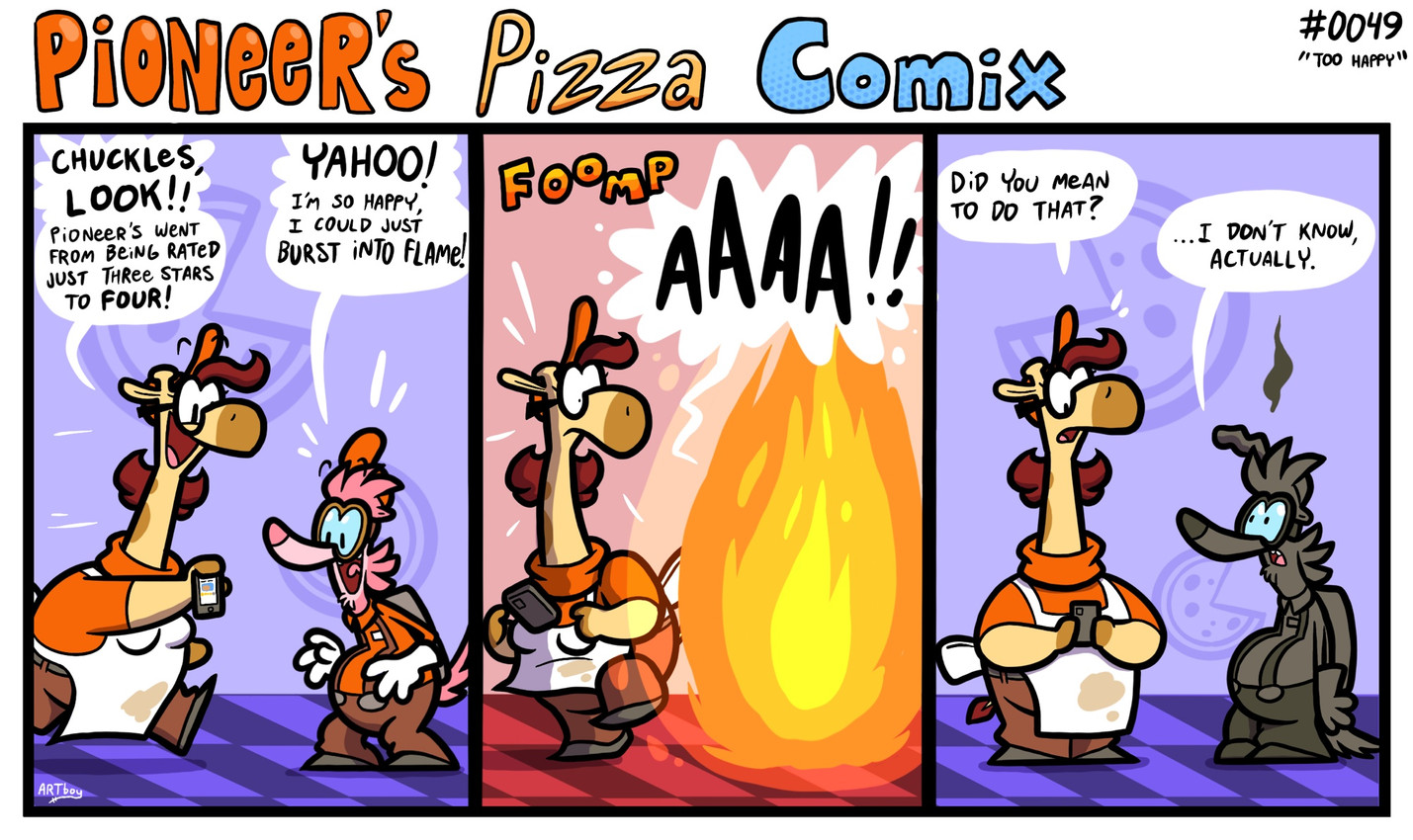 chuckles panglin and gustava collolungo (pioneer's pizza) created by anotherartboy