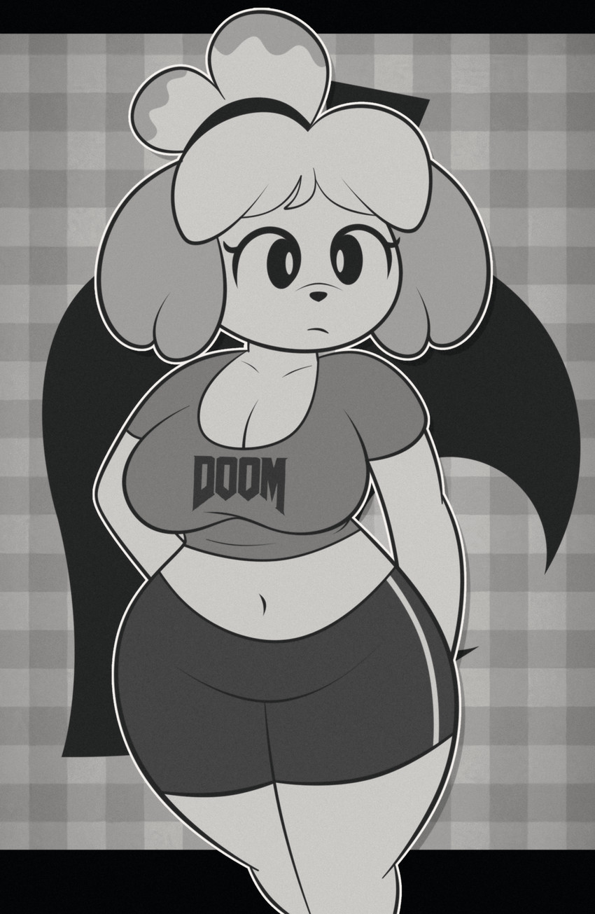 isabelle (animal crossing and etc) created by superbage