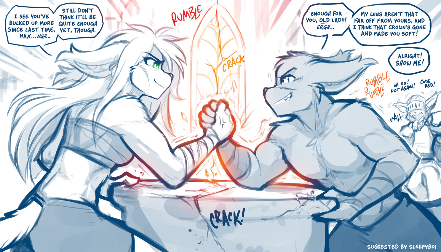 king adelaide (twokinds) created by tom fischbach