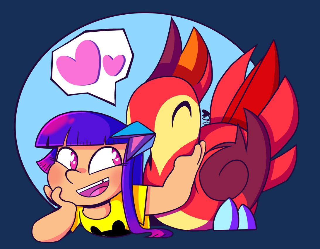 ally and miko kubota (glitch techs and etc) created by archersart