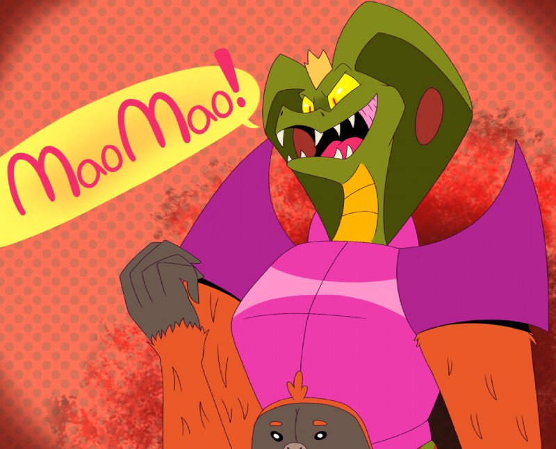 coby, orangusnake, and tanner (mao mao: heroes of pure heart and etc) created by evilassumptions