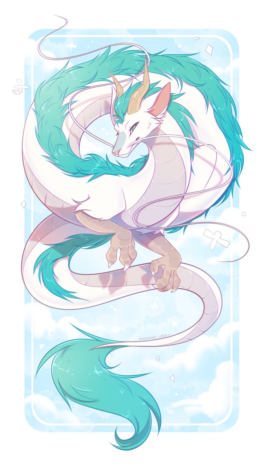 haku (spirited away and etc) created by bloominglynx