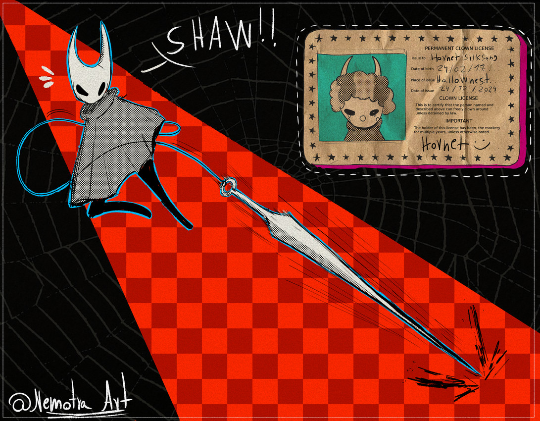 hornet (hollow knight and etc) created by nemotraart