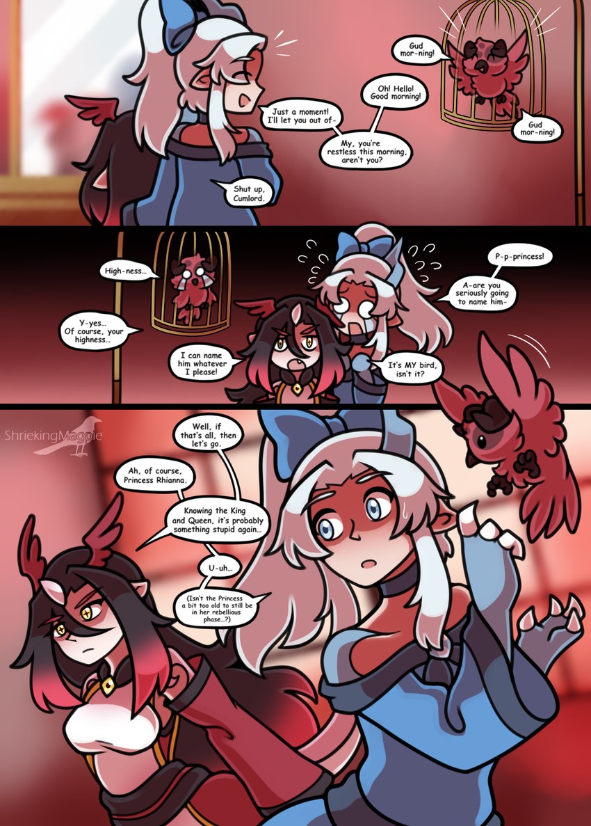 cumlord, rhianna ezelleth, and sophia created by shriekingmagpie
