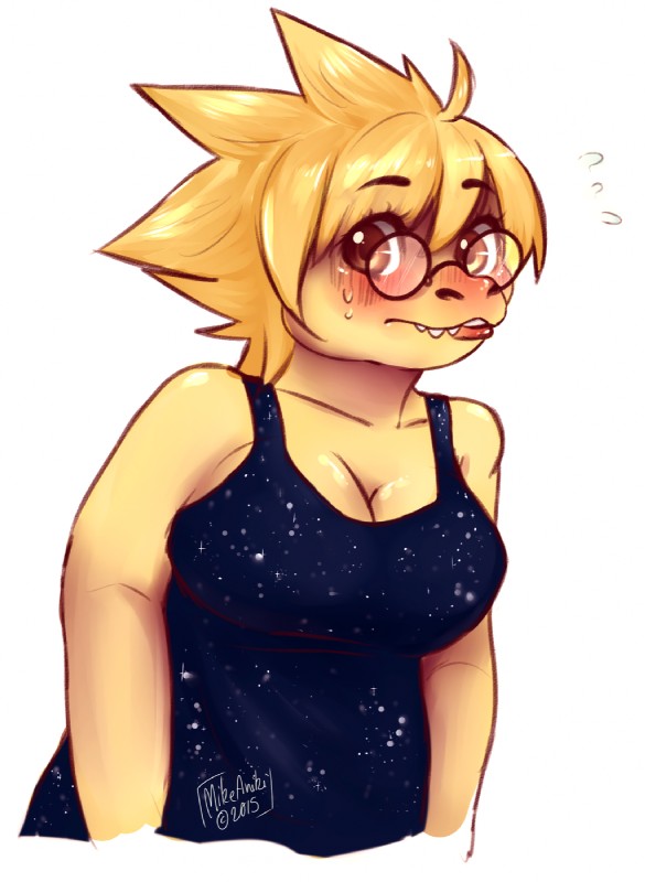 alphys (undertale (series) and etc) created by mikeaniki