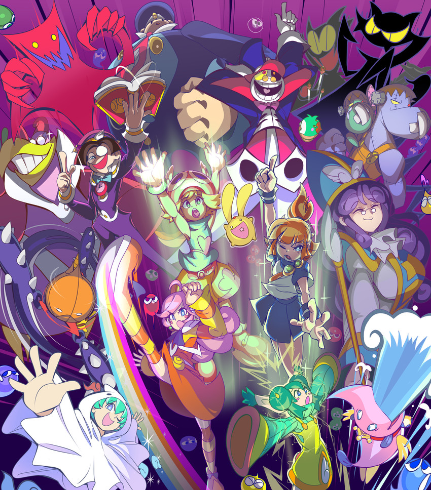 carbuncle, raffina, tartar, stein, frank, and etc (east asian mythology and etc) created by captainkirb