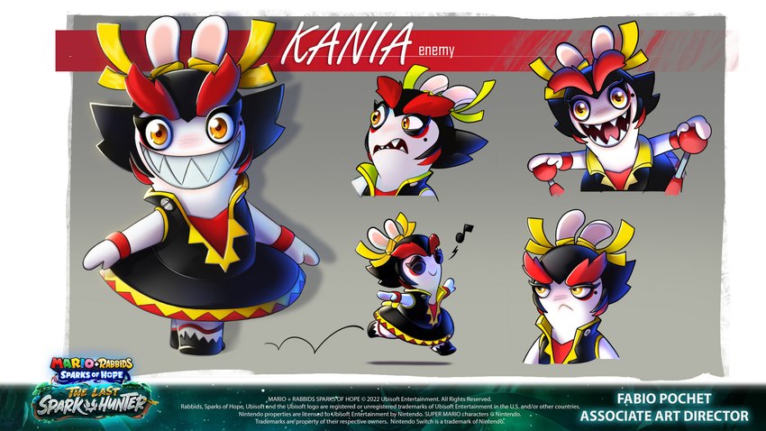 kanya (mario plus rabbids sparks of hope and etc) created by fabio pochet