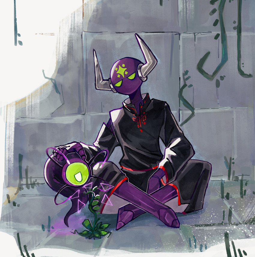 blighted light of the sun and fan character (rain world and etc) created by devil-acid