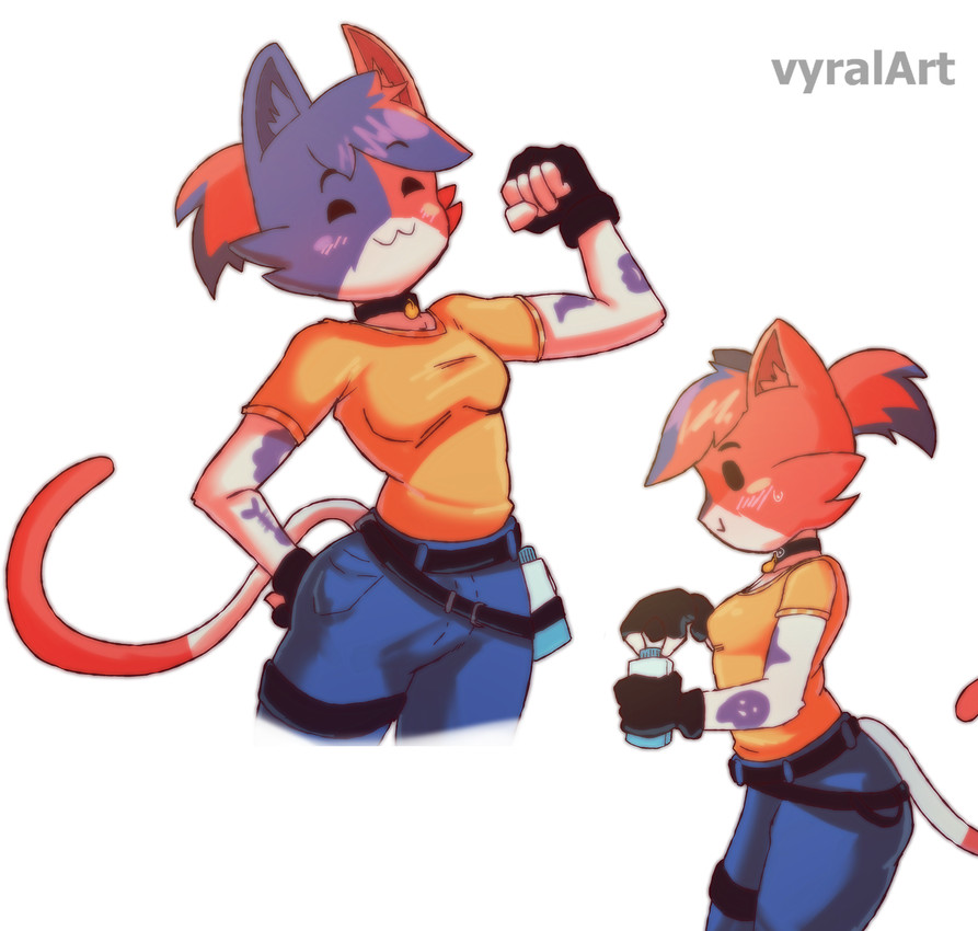 cate meowdy (epic games and etc) created by vyralart