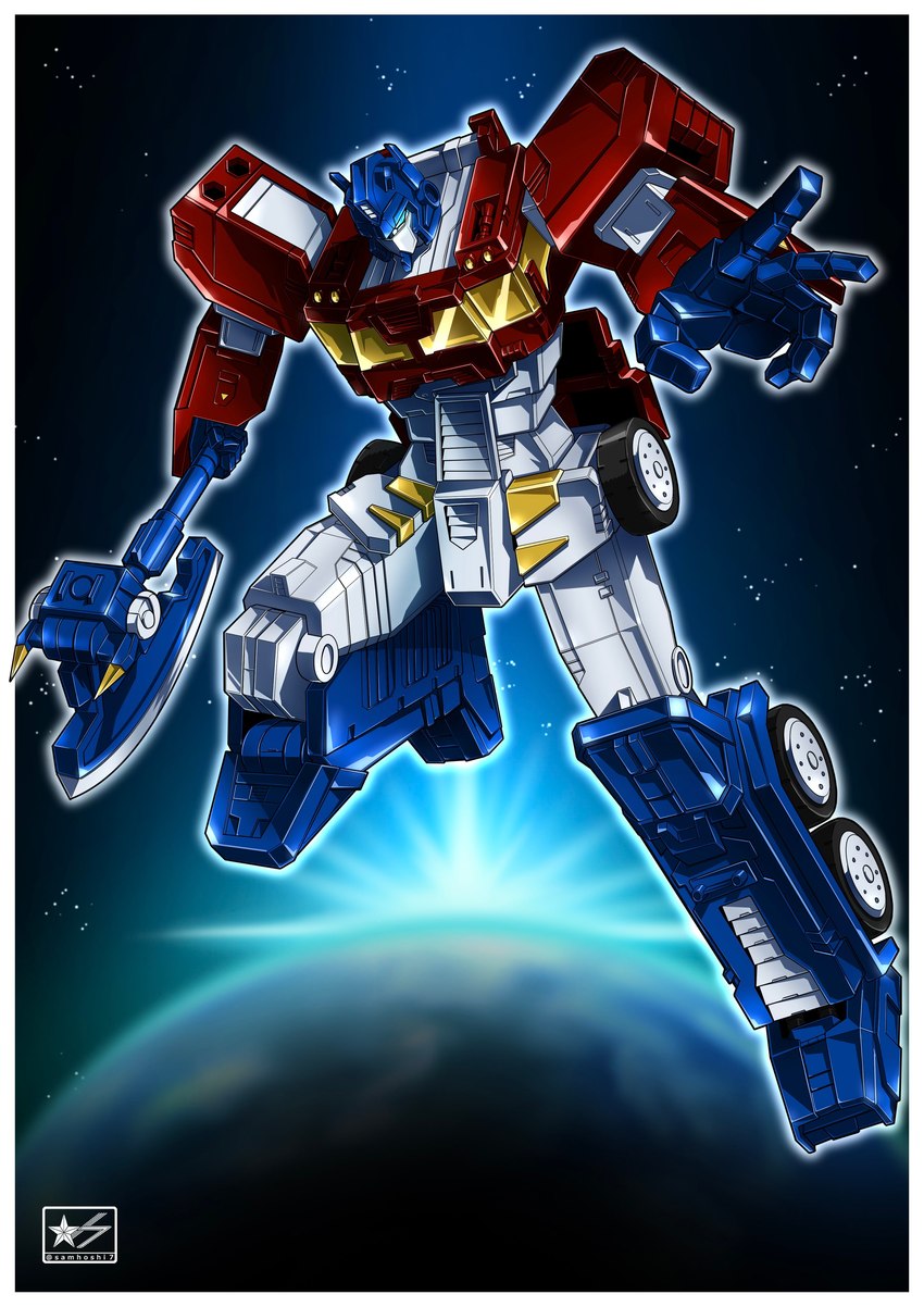 optimus prime (transformers and etc) created by samhoshi7