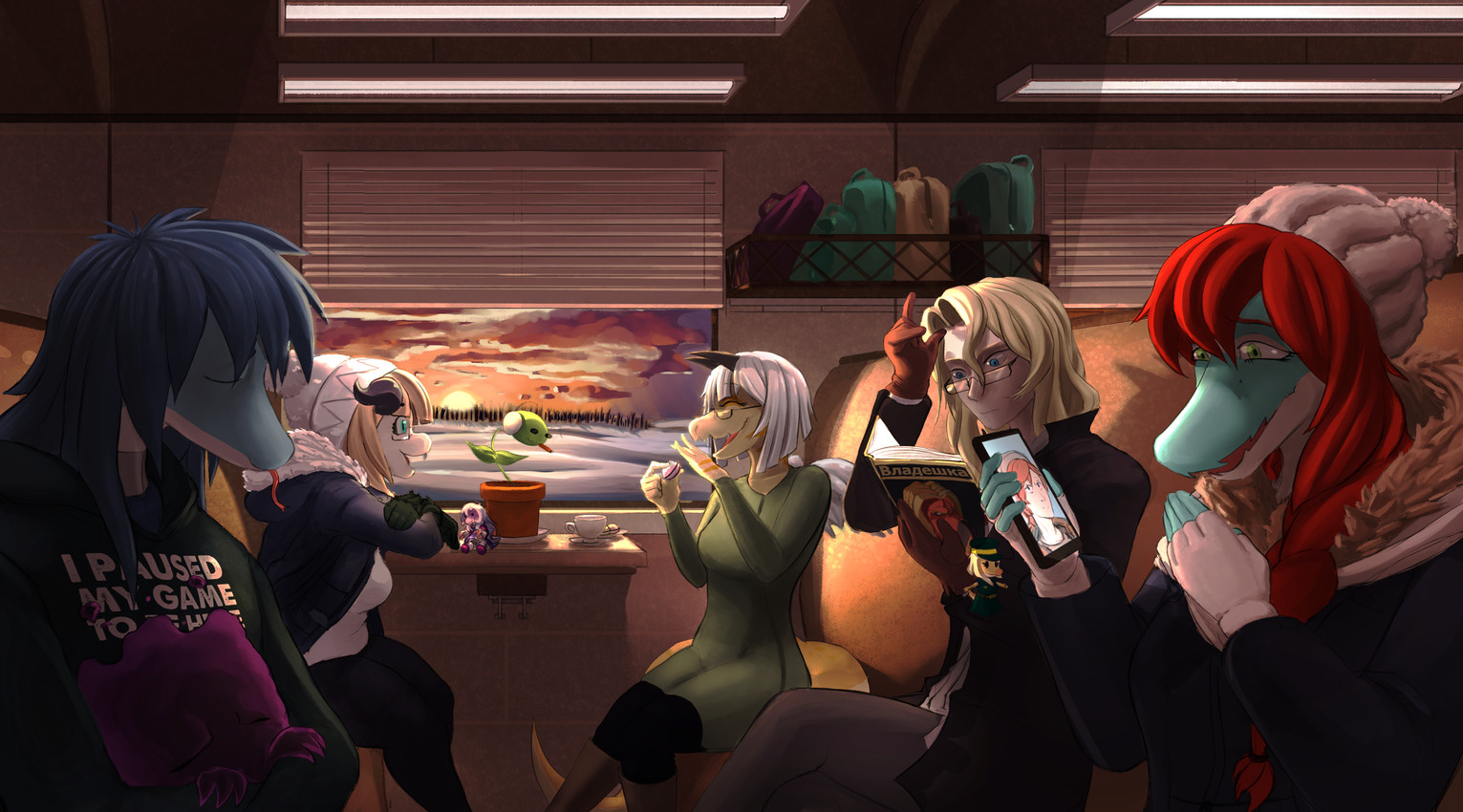 lin fei, viridian, vladeshka, juliet, damian, and etc (cavemanon studios and etc) created by half-coco
