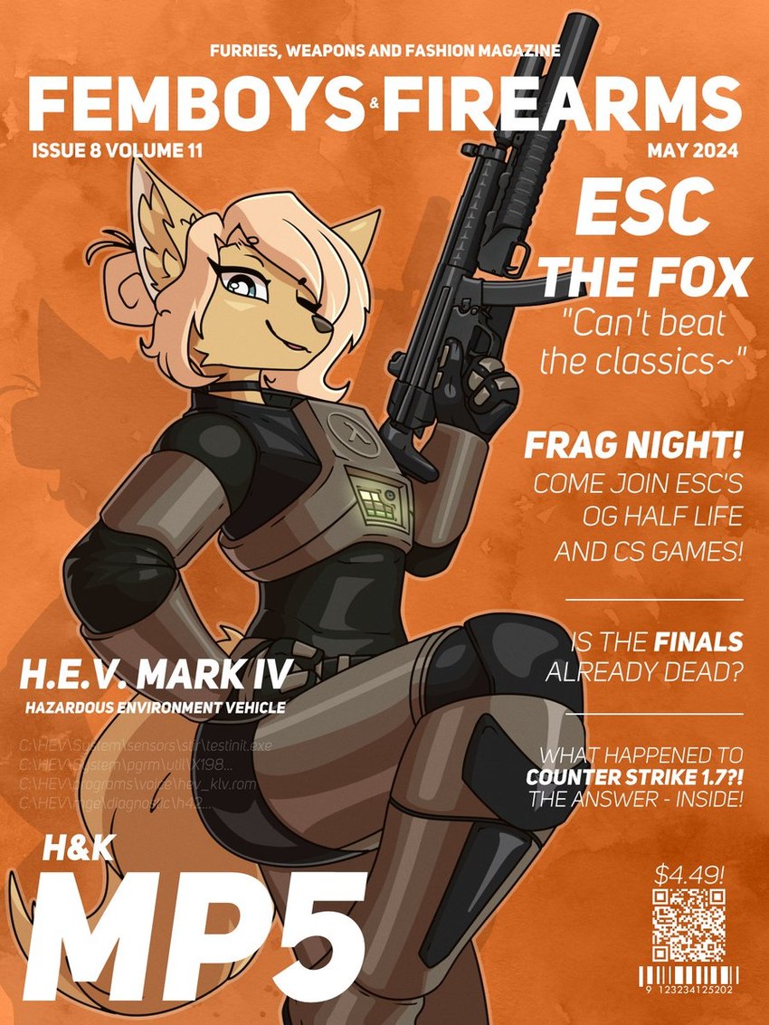 esc the fox (femboys and firearms and etc) created by marcus gray
