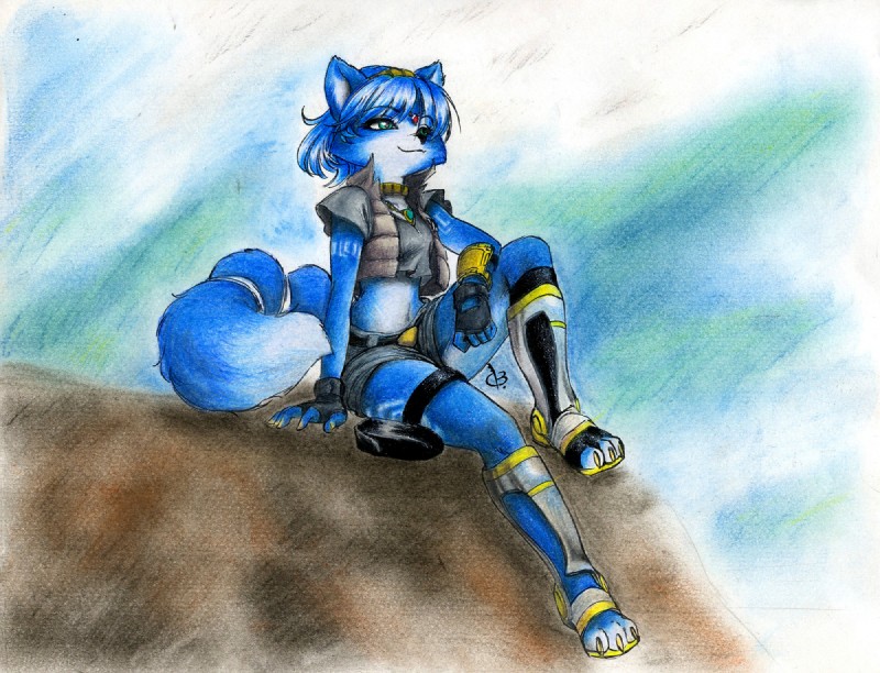 krystal (nintendo and etc) created by abluedeer