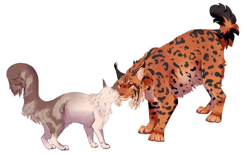 fan character, littleclaw, and tigerfoot (warriors (book series)) created by indigo aconite