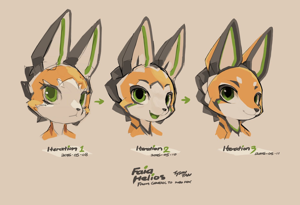 faia the spirit fox created by tyson tan