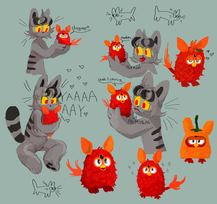 furby created by worm (artist)