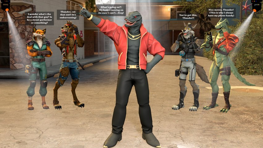 thunder, wendell, fennix, hybrid, dire, and etc (epic games and etc) created by meteorsmash