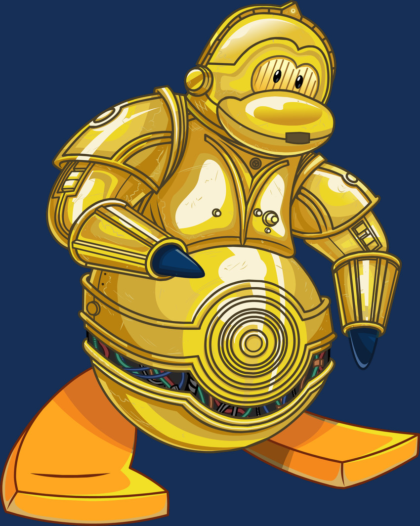 c-3po (club penguin and etc) created by unknown artist