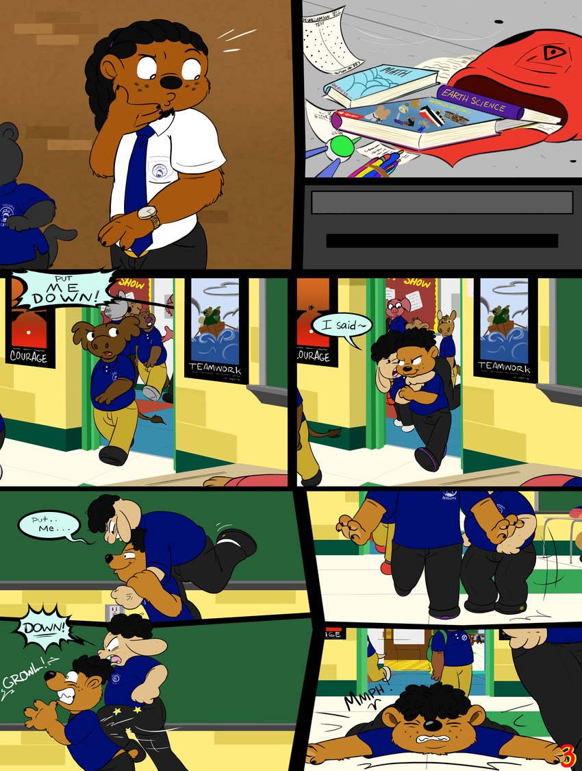 elmore munk, michael williamson, and willie munk (tradcartoons studios and etc) created by calvin bowling and sandune
