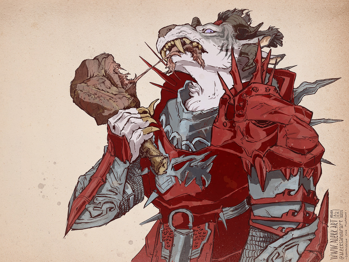 galina edgecrusher (guild wars) created by alekksandar