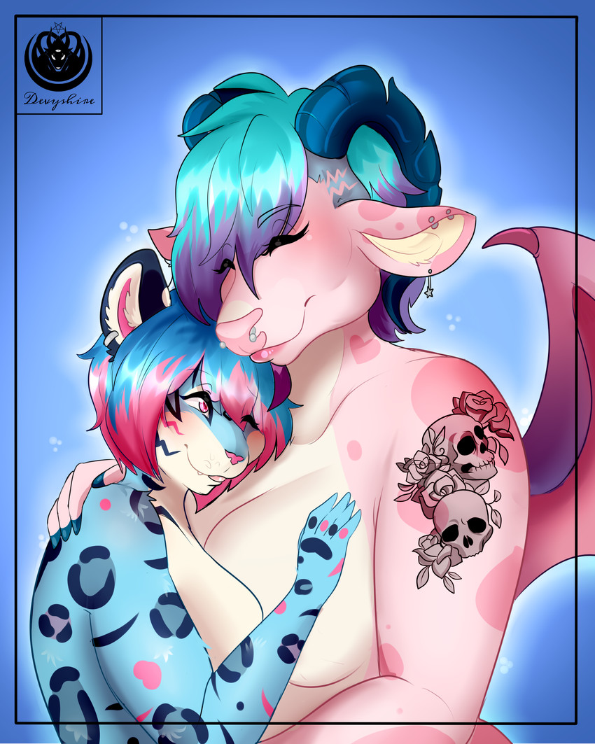 ayana mayumi and neko lazuli created by devyshirehell