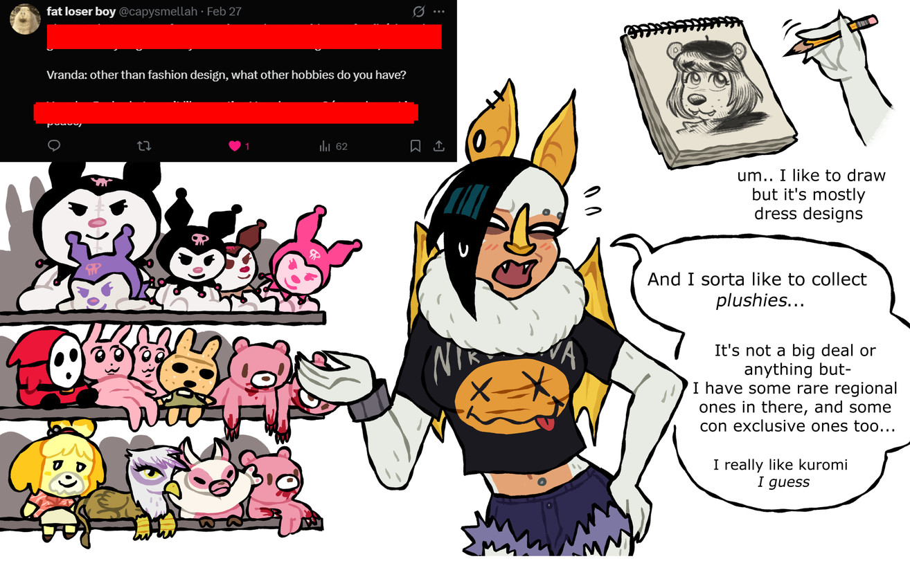isabelle, vranda von bat, coco, sherry bear, gilda, and etc (friendship is magic and etc) created by blarf022