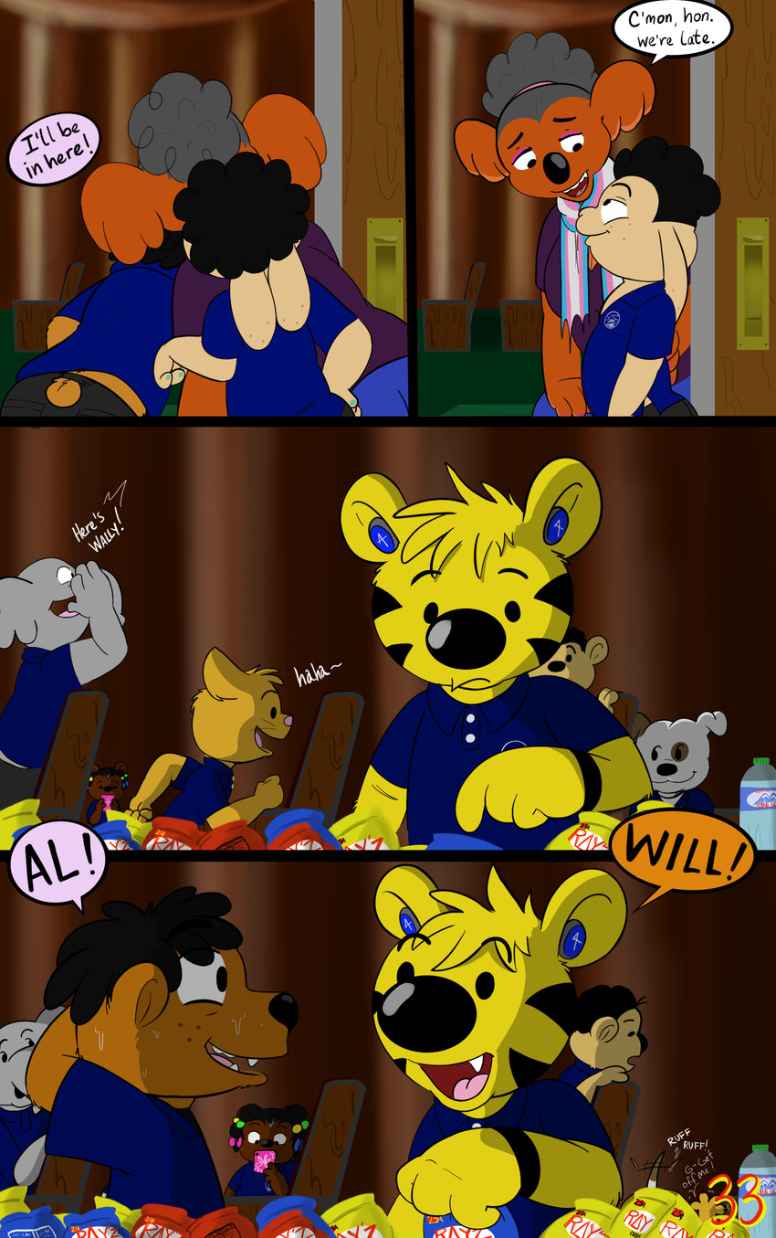 alfred tiger, michael williamson, and willie munk (willie and michael) created by sandune