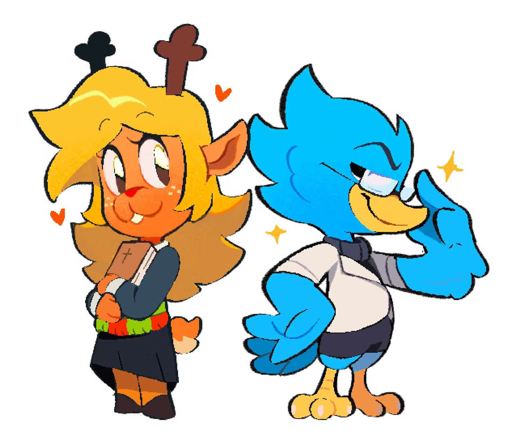berdly and noelle holiday (undertale (series) and etc) created by ache13337003