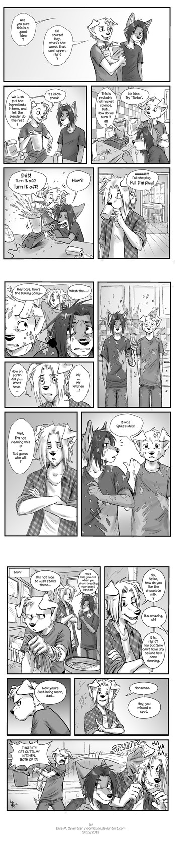 sam, saunders, and spike created by oomizuao