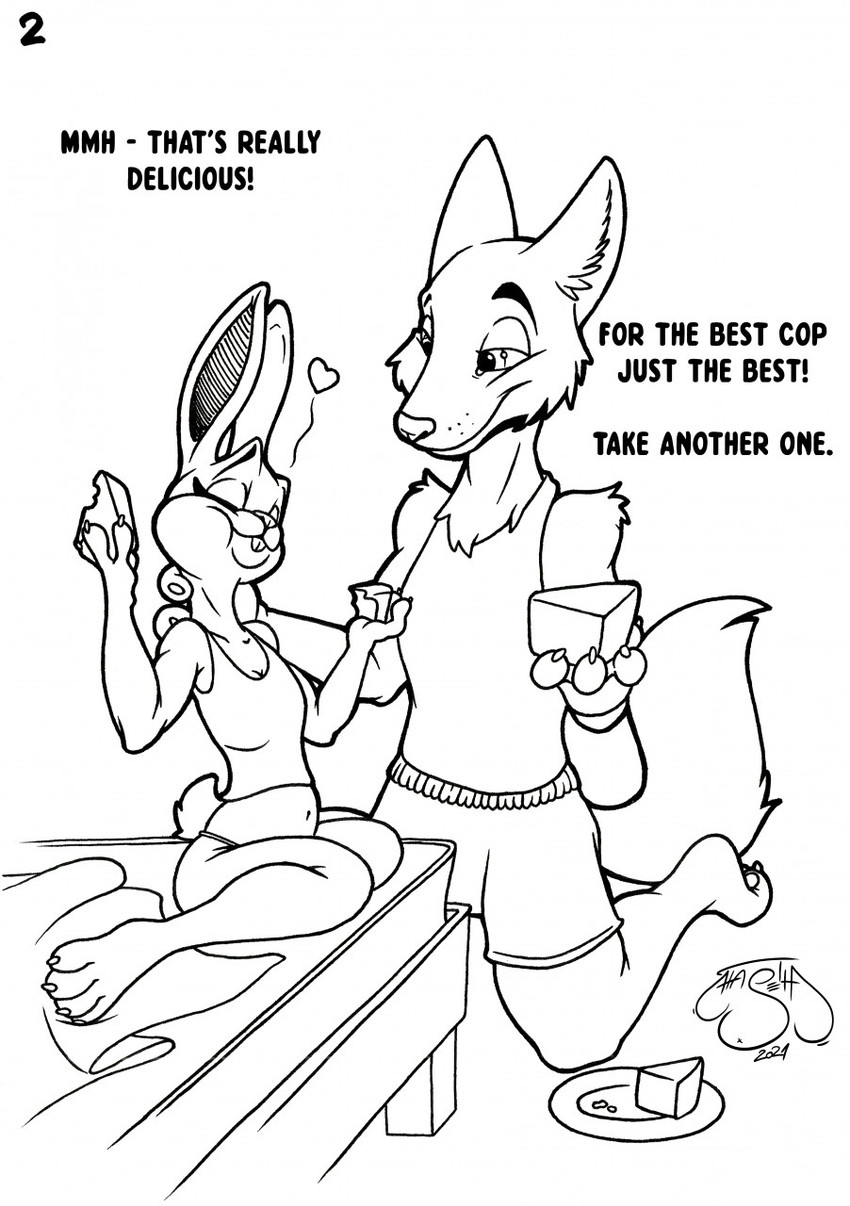 judy hopps and nick wilde (zootopia and etc) created by haseth